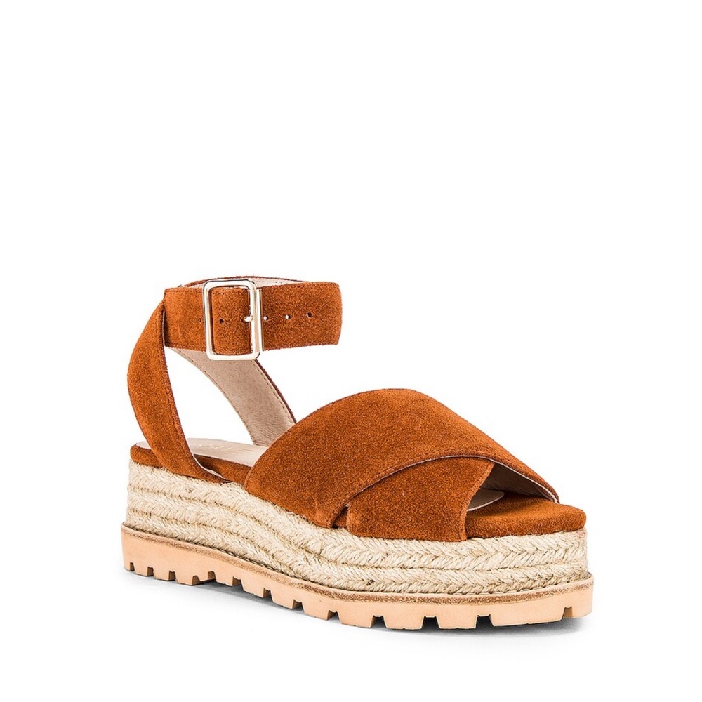 Raye Etoile Espadrille in Cognac